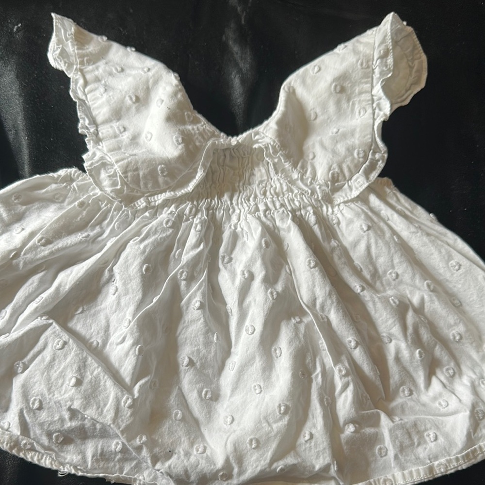 Zara toddler white blouse